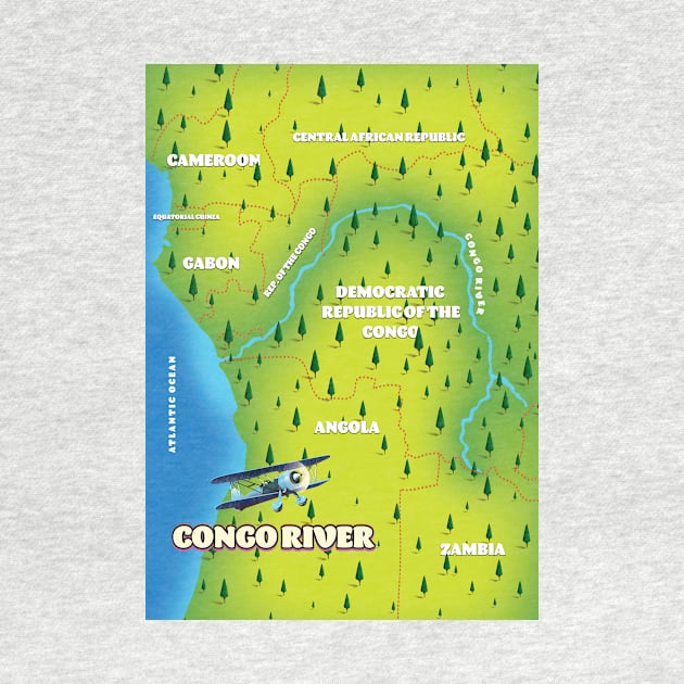 Congo River Map by nickemporium1